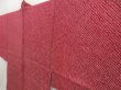 Photo2: 5531T02z470 Vintage Japanese Kimono Silk SHIBORI HAORI  Dull red (2)