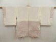 Photo7: 5531T03z530 Vintage Japanese Kimono Silk HAORI Scenery Sand beige (7)