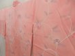 Photo2: 5531T06z530 Vintage Japanese Kimono Silk HAORI Flower Pink (2)