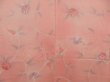 Photo3: 5531T06z530 Vintage Japanese Kimono Silk HAORI Flower Pink (3)