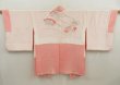 Photo6: 5531T06z530 Vintage Japanese Kimono Silk HAORI Flower Pink (6)