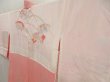 Photo7: 5531T06z530 Vintage Japanese Kimono Silk HAORI Flower Pink (7)
