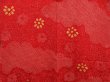 Photo3: 5531T08z450 Vintage Japanese Kimono Silk SHIBORI HAORI Flower Red (3)