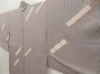 Photo2: 5531T09z580 Vintage Japanese Kimono Silk HAORI  Gray (2)