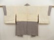 Photo6: 5531T09z580 Vintage Japanese Kimono Silk HAORI  Gray (6)