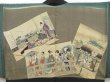 Photo1: 5604T04z500 Vintage Japanese Kimono Silk Men's HAORI Edo era Black (1)