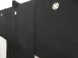 Photo4: 5604T04z500 Vintage Japanese Kimono Silk Men's HAORI Edo era Black (4)