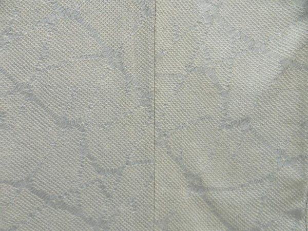 Photo5: 5604T10z910 Vintage Japanese Kimono Silk SHIBORI KOMON  Dull light blue (5)