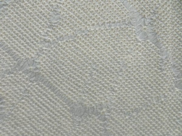 Photo6: 5604T10z910 Vintage Japanese Kimono Silk SHIBORI KOMON  Dull light blue (6)