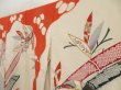 Photo2: 5604T13z980 Vintage Japanese Kimono Silk TSUKESAGE Bamboo Off-white (2)