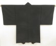 Photo5: 5605T09z480 Vintage Japanese Kimono Silk Men's HAORI Bird Black (5)