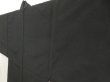 Photo6: 5605T09z480 Vintage Japanese Kimono Silk Men's HAORI Bird Black (6)