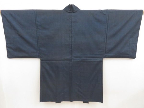Photo5: 5605T10z550 Vintage Japanese Kimono Silk Men's OSHIMA HAORI Shunga (5)