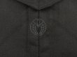 Photo7: 5605T11z590 Vintage Japanese Kimono Silk Men's HAORI Nio Lamp black (7)