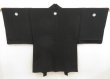 Photo5: 5605T12z690 Vintage Japanese Kimono Silk Men's HAORI  Black (5)
