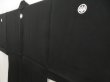 Photo6: 5605T12z690 Vintage Japanese Kimono Silk Men's HAORI  Black (6)