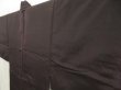 Photo2: 5605T13z780 Vintage Japanese Kimono Silk Men's   Dark brown (2)