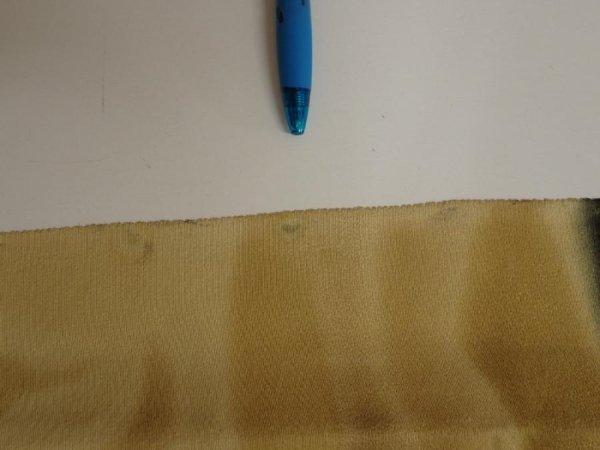 Photo10: 2P02z350  Japanese Kimono Silk  FABRIC Crane Black 63.0x44.5 (10)