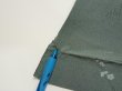 Photo6: 2P01z60  Japanese Kimono Crepe Silk  FABRIC Plum tree Green-Gray 41.7x14.6 (6)