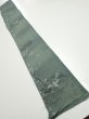 Photo5: 2P07z50  Japanese Kimono Crepe Silk  FABRIC Plum tree Green-Gray 55.9x7.7 (5)