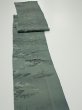 Photo3: 2P09z60  Japanese Kimono Crepe Silk  FABRIC Plum tree Green-Gray 76.8x6.9 (3)