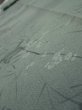Photo4: 2P09z60  Japanese Kimono Crepe Silk  FABRIC Plum tree Green-Gray 76.8x6.9 (4)