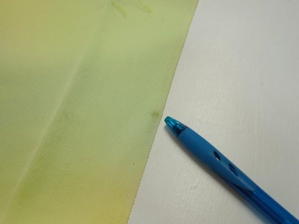 Photo8: 2P06z80  Japanese Kimono Silk  FABRIC Flower Lime green 64.2x14.4 (8)