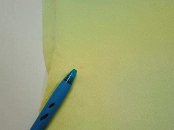 Photo7: 2P08z40  Japanese Kimono Silk  FABRIC Flower Lime green 56.3x7.1 (7)