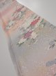 Photo1: 2Q08z40  Japanese Kimono Silk  FABRIC Peacock Pink 59.1x7.3 (1)