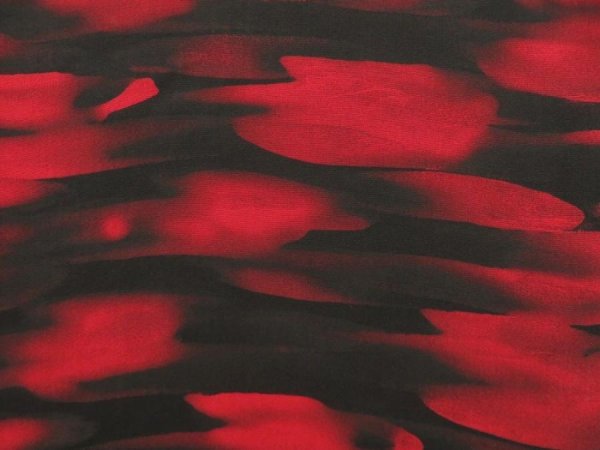 Photo4: 5608T01z520 Vintage Japanese Kimono Silk HAORI  Dark red (4)