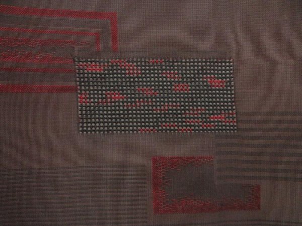 Photo5: 5608T04z250 Vintage Japanese Kimono Silk See through HAORI  Black (5)