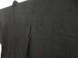 Photo2: 5612T02z330 Vintage Japanese Kimono Silk See through HAORI Flower Black (2)