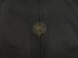 Photo6: 5612T02z330 Vintage Japanese Kimono Silk See through HAORI Flower Black (6)