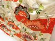 Photo4: 5612T07z1090 Vintage Japanese Kimono Silk FURISODE Pine Off-white (4)