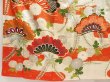 Photo6: 5612T07z1090 Vintage Japanese Kimono Silk FURISODE Pine Off-white (6)