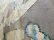 Photo2: 5612T12z1020 Vintage Japanese Kimono Silk FURISODE Peony Off-white (2)