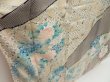 Photo3: 5612T12z1020 Vintage Japanese Kimono Silk FURISODE Peony Off-white (3)