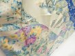 Photo3: 5612T13z1060 Vintage Japanese Kimono Silk FURISODE Katawaguruma  Ultramarine blue (3)
