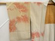 Photo8: 5625T04z680 Antique Japanese Kimono Silk HAORI Plum blossom Sand beige (8)