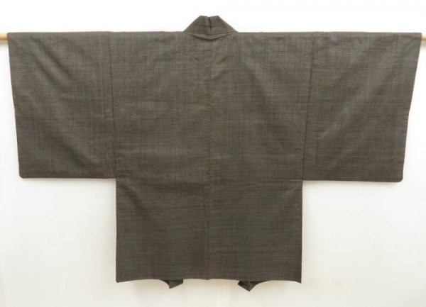 Photo6: 5625T09z460 Vintage Japanese Kimono Silk Men's OSHIMA HAORI Shunga (6)