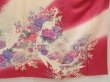 Photo7: 5625T13z1010 Vintage Japanese Kimono Silk FURISODE Phoenix Off-white (7)