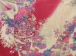 Photo8: 5625T13z1010 Vintage Japanese Kimono Silk FURISODE Phoenix Off-white (8)