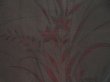 Photo4: 5626T03z270 Vintage Japanese Kimono Silk See through HAORI Flower Black (4)