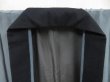 Photo8: 5626T06z450 Vintage Japanese Kimono Silk Men's JUBAN Mt.Fuji Blue-Gray (8)