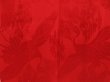 Photo3: 5626T08z560 Vintage Japanese Kimono Silk JUBAN Flying crane Red (3)