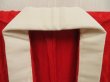 Photo6: 5626T08z560 Vintage Japanese Kimono Silk JUBAN Flying crane Red (6)