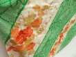 Photo3: 5626T10z1300 Vintage Japanese Kimono Silk FURISODE Plum blossom Green (3)