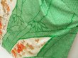 Photo4: 5626T10z1300 Vintage Japanese Kimono Silk FURISODE Plum blossom Green (4)