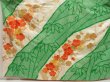Photo5: 5626T10z1300 Vintage Japanese Kimono Silk FURISODE Plum blossom Green (5)