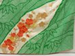Photo7: 5626T10z1300 Vintage Japanese Kimono Silk FURISODE Plum blossom Green (7)